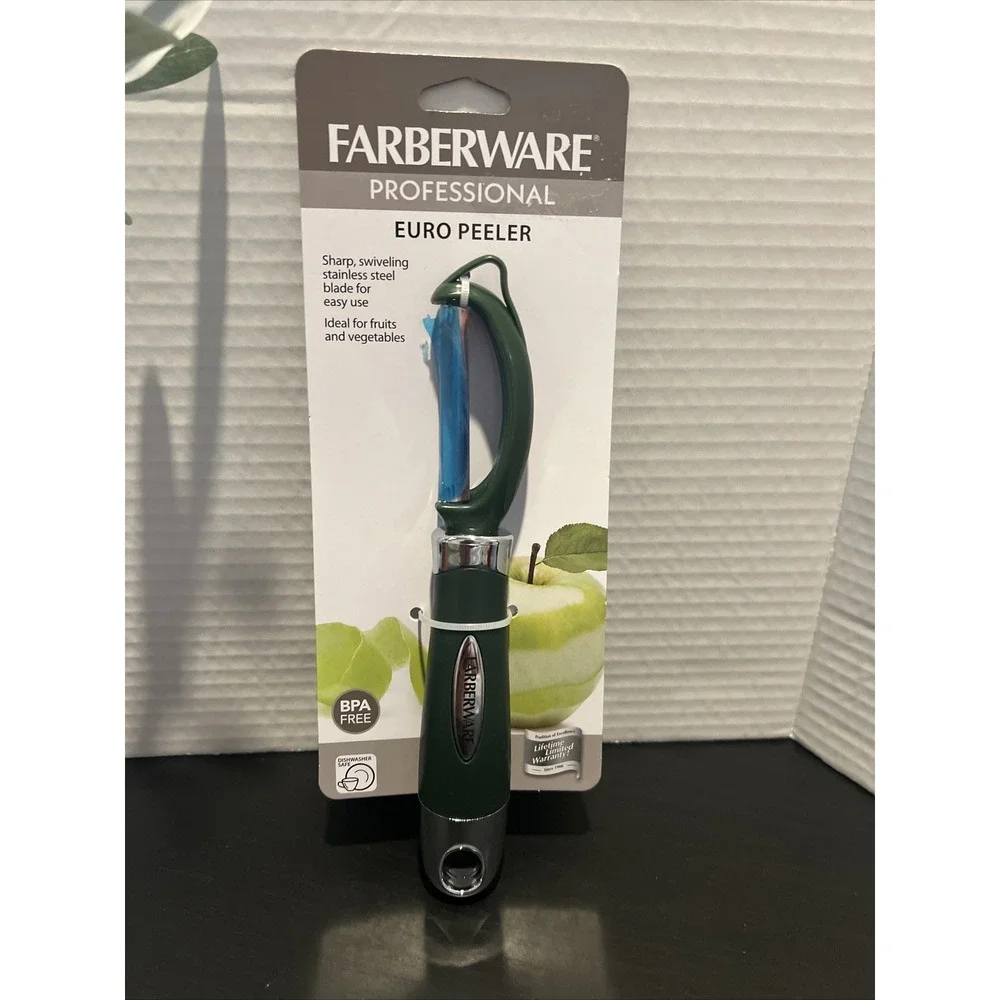 Farberware Professional Euro Vegetable Fruit Peeler with Stainless Steel Blade